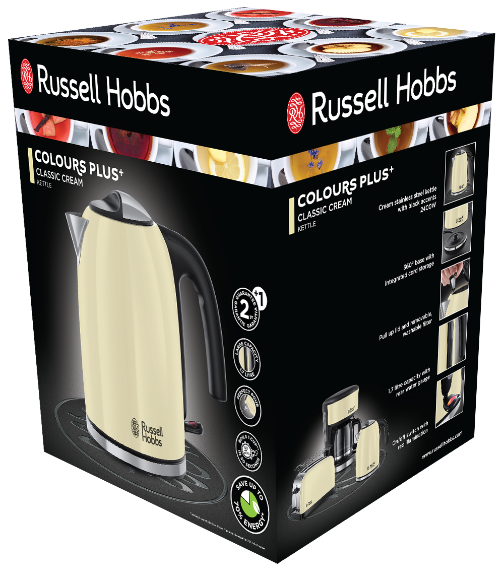 2041570 Colours Plus+ Wasserkocher Classic Cream Wasserkocher Tobco AG